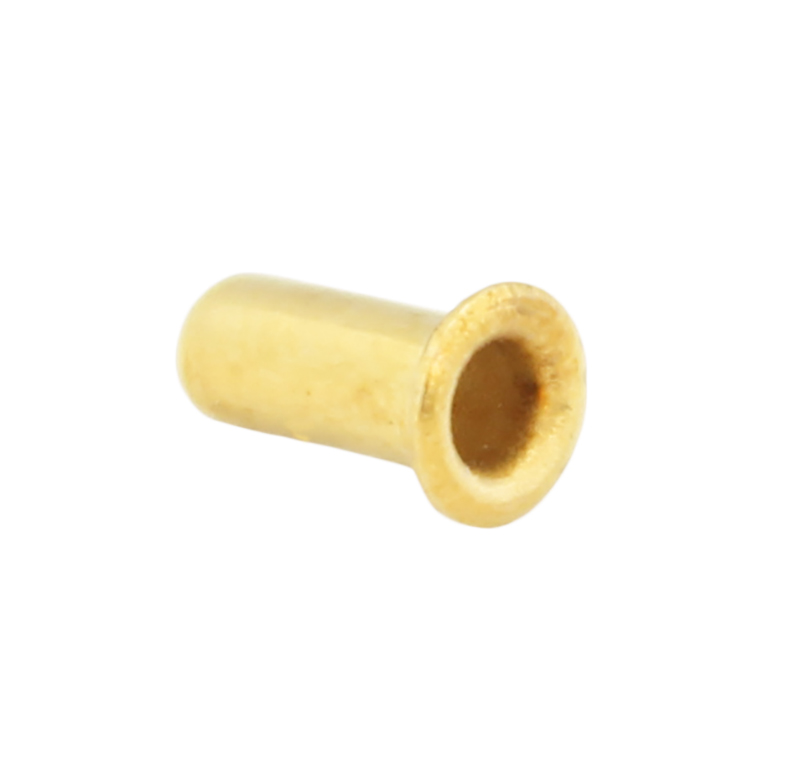 Tubular rivet Diameter 3.00mm, Length 7.00mm, Material Brass (Pack of 30)